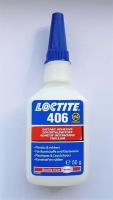 Клей моментальный LOCTITE 406 (50 гр), разработанный специально для быстрого склеивания пластмассы и резины