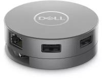 Док-станция портативная Dell DA310 USB-C — HDMI/VGA/DP/Ethernet/USB-A/USB-C - PowerDelivery 90W (470-AEUP), серая