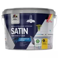 Краска DUFA Premium Satin латексная интерьерная с шелковистым блеском база 1 2,5л