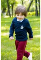 Комплект одежды Веселый Малыш, размер 92, бордовый, синий