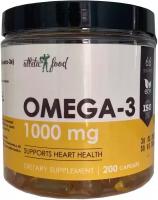 Жирные кислоты Омега-3 Atletic Food Omega-3 1000 mg, 200 гелевых капсул