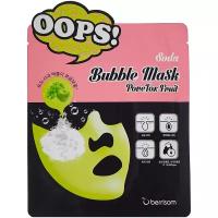 Berrisom Тканевая пузырьковая маска Soda Bubble Mask PoreTox Fruit, 18 мл