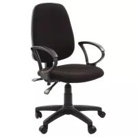 Кресло офисное Easy Chair 318 AL ткань черная, пластик