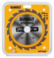 Пильный диск DEWALT CONSTRUCTION DT1941, 184/30 мм