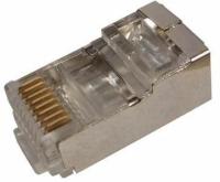 Джек компьютерный RJ45 (8P8C) кат.5E с экраном (уп.100шт) Rexant 05-1023