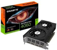 Видеокарта GigaByte GeForce RTX 4060 WINDFORCE OC 8G 2460MHz PCI-E 4.0 8192Mb 17000MHz 128-bit 2xHDMI 2xDP GV-N4060WF2OC-8GD