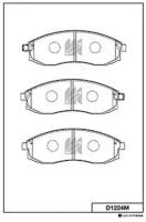 Колодки торм. дисковые. Mitsubishi L200 III (00-01) KASHIYAMA D1224M