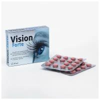 Vision Forte, комплекс для зрения, с лютеином, зеаксантином и экстрактом черники, 30 таблеток