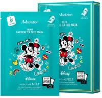 JM Solution Тканевая маска для лица с экстрактом чайного дерева Disney Collection Selfie Barrier Tea Tree Mask, 10 шт