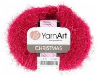 Пряжа YarnArt Christmas (ЯрнАрт Крисмас) 1 мотков цвет 46 вишня, 100% полиамид, 50 г 142 м