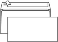 Конверт E65, Ряжская печатная фабрика, 110*220мм, б/подсказа, б/окна, отр. лента