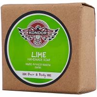 Kondor Мыло кусковое Hair&Body Lime, 130 г