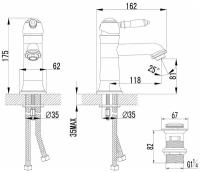 Смеситель Lemark Villa LM4806C для раковины