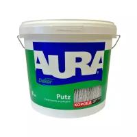 Декоративное покрытие Aura Dekor Putz короед 3.0, 3 мм, белый, 8 кг