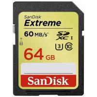 Карта памяти SanDisk Extreme SDXC UHS Class 3 60MB/s