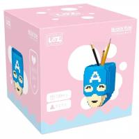 Конструктор LOZ Капитан Америка-подставка под ручки 730 деталей NO. 9223 Captain America-pen stand iBlockFun Series