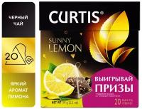 Чай черный Curtis "Sunny Lemon" в пирамидках, лимон, подсолнечник, 20 пак