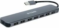 D-Link Сетевое оборудование DUB-H7 E1A Концентратор с 7 портами USB 2.0 1 порт с поддержкой режима быстрой зарядки