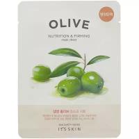 Интенсивно увлажняющая тканевая маска с маслом оливы The Fresh Olive Mask Sheet It's Skin, 1 шт/упк