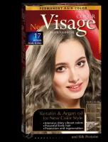 VISAGE Color Hair Fashion / Стойкая крем-краска для волос, оттенок 17 Средне-перламутровый русый / Medium Pearl Blond