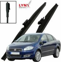 Дворники Fiat Linea (1) 323 / Фиат Линеа 2007 2008 2009 2010 2011 2012 Щетки стеклоочистителя зимние LYNXauto 650мм-380мм к-т 2шт