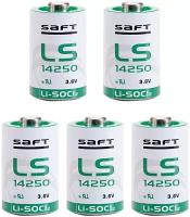 Батарейки Saft LS 14250 (1/2AA) 5шт