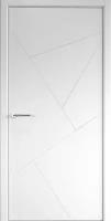 Межкомнатная дверь (комплект) Albero Геометрия-2 покрытие Эмаль / ПГ Белая 80х200