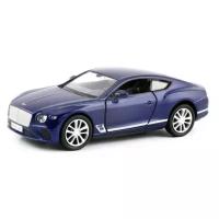 Машинка металлическая Uni-Fortune RMZ City серия 1:32 The Bentley Continental GT 2018 цвет синий, двери открываются