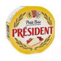 Сыр President Petit Brie с белой плесенью 60%, 125 г