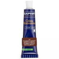 0851 Восстановитель кожи (жидкая кожа) Saphir Creme Renovatrice, Цвет Saphir 37 Medium brown (Средне-коричневый)