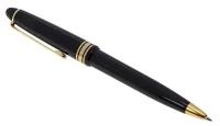 Ручка шариковая автоматическая, 0.5 мм "Лого", стержень синий, черный корпус./В упаковке шт: 12