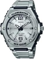 Наручные часы CASIO Наручные часы CASIO MWA-100HD-7A, серебряный, черный