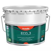 Краска акриловая finntella Eco_3 Wash and Clean глубокоматовая liinavaatteet 9 л