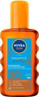 Масло-спрей солнцезащитное Защита и загар SPF30 Sun Nivea/Нивея 200мл