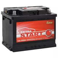 Аккумулятор Extra Start 60e 6СТ-60N R+ (L2), 242x175x190, обратная полярность, 60 Ач