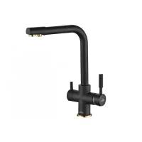 Смеситель для кухонной мойки Steel Hammer SH 552 BLACK BR