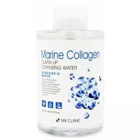 Очищающая вода для снятия макияжа 3W CLINIC Marine Collagen Clean-Up Cleansing Water