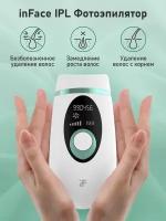 Домашний фотоэпилятор inFace IPL Hair Removal Apparatus ZH-01D (White/Green) / эпилятор для тела