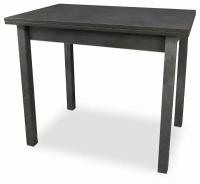 Стол обеденный кухонный раскладной Hesby Kitchen table 8, 90х60х75 (120х90х75) см. Цвет: бетон темно-серый