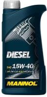 MANNOL Масло Моторное 15w40 Mannol 1л Минеральное Diesel E3/B3/A3