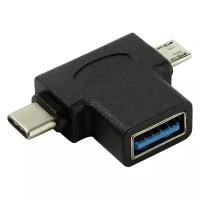 Разъем VCOM USB - USB Type-C/microUSB (CA434)