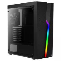 Корпус ATX Aerocool Bolt A-BK-v1, Midi-Tower, без БП, черный [accm-pv15012.11]