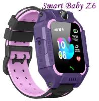 Смарт-часы Smart Baby Z6, GPS, фиолетовые