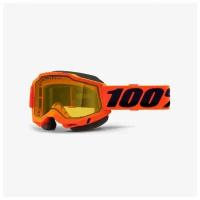 Очки 100% Accuri 2 Snowmobile Goggle Black / Yellow Vented Dual Lens (50223-608-01)