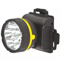 Фонарь налобный 909LED5 (5LED 1 режим; 3хR6 черн.) Ultraflash 11781