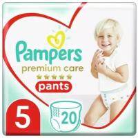 Pampers Premium Care 3D Soft трусики 5, 12-17 кг, 20 шт., белый