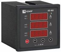 EKF Амперметр цифровой AD-963 на панель 96х96 трехфазный EKF ad-963