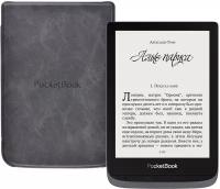 Электронная книга PocketBook 632 Touch HD 3, серый с обложкой Grey