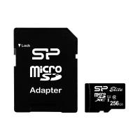 Карта памяти microSDXC Silicon Power 256Gb class 10 Elite UHS-I 100MB/s SP256GBSTXBU1V10, 1шт