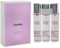 Chanel женская туалетная вода Chance Eau Tendre Twist And Spray Refill, Франция, 3x20мл